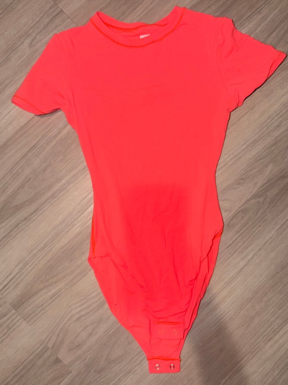 SKIMS bright coral fits everybody bodysuit
